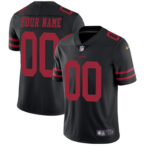 Nike NFL San Francisco 49ers Vapor Untouchable Customized Limited Black Alternate Men's Jersey Nike NFL San Francisco 49ers Vapor Untouchable Customized Limited Black Alternate Men's Jersey