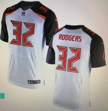 Nike NFL Tampa Bay Buccaneers Home #32 JacQuizz Rodger Men's Elite White Jersey Nike NFL Tampa Bay Buccaneers Home #32 JacQuizz Rodger Men's Elite White Jersey