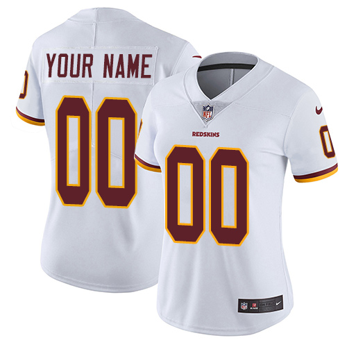 Nike NFL Washington Redskins Vapor Untouchable Customized Elite White Road Women's Jersey Nike NFL Washington Redskins Vapor Untouchable Customized Elite White Road Women's Jersey