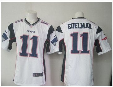 Nike New England Patriots #11 Julian Edelman White Men's Stitched NFL New Game Jersey Nike New England Patriots #11 Julian Edelman White Men's Stitched NFL New Game Jersey