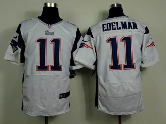 Nike New England Patriots #11 Julian Edelman White NFL Elite Jersey