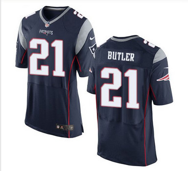 Nike New England Patriots #21 Malcolm Butler Navy Blue Team Color Men's Stitched NFL New Elite Jersey Nike New England Patriots #21 Malcolm Butler Navy Blue Team Color Men's Stitched NFL New Elite Jersey