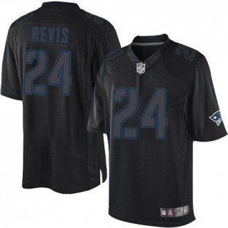 Nike New England Patriots #24 Darrelle Revis Black NFL Impact Limited Jersey