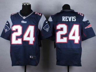 Nike New England Patriots #24 Darrelle Revis Navy Blue Team Color NFL Elite Jersey