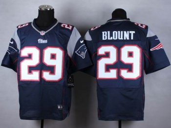 Nike New England Patriots #29 LeGarrette Blount Navy Blue Team Color NFL Elite Jersey