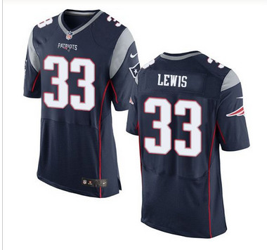 Nike New England Patriots #33 Dion Lewis Navy Blue Team Color Men's Stitched NFL New Elite Jersey Nike New England Patriots #33 Dion Lewis Navy Blue Team Color Men's Stitched NFL New Elite Jersey