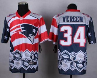 Nike New England Patriots #34 Shane Vereen Navy Blue NFL Elite Noble Fashion Jersey Nike New England Patriots #34 Shane Vereen Navy Blue NFL Elite Noble Fashion Jersey