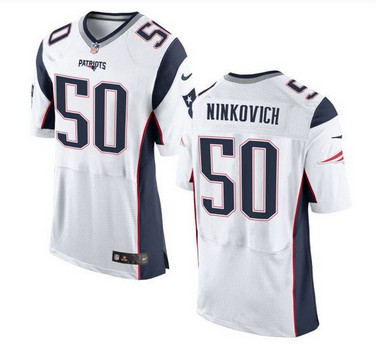 Nike New England Patriots #50 Rob Ninkovich White Men's Stitched NFL New Elite Jersey