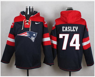 Nike New England Patriots #74 Dominique Easley Navy Blue Player Pullover NFL Hoodie Nike New England Patriots #74 Dominique Easley Navy Blue Player Pullover NFL Hoodie