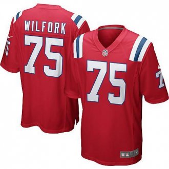 Nike New England Patriots #75 Vince Wilfork Red Alternate NFL Game Jersey Nike New England Patriots #75 Vince Wilfork Red Alternate NFL Game Jersey