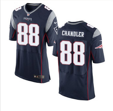 Nike New England Patriots #88 Scott Chandler Navy Blue Team Color Men's Stitched NFL New Elite Jersey Nike New England Patriots #88 Scott Chandler Navy Blue Team Color Men's Stitched NFL New Elite Jersey