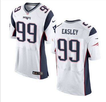 Nike New England Patriots #99 Dominique Easley White Men's Stitched NFL New Elite Jersey