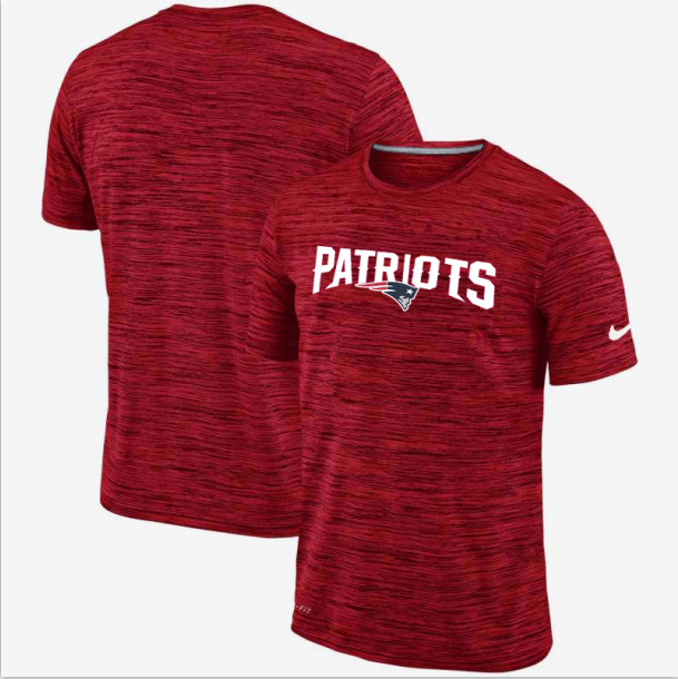 Nike New England Patriots Red Velocity Performance T-Shirt Nike New England Patriots Red Velocity Performance T-Shirt