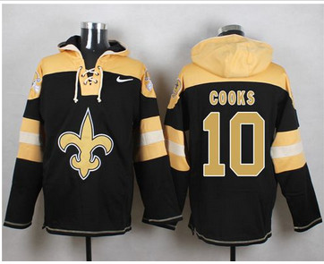 Nike New Orleans Saints #10 Brandin Cooks Black Player Pullover NFL Hoodie Nike New Orleans Saints #10 Brandin Cooks Black Player Pullover NFL Hoodie