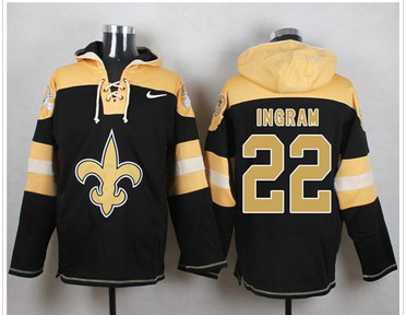 Nike New Orleans Saints #22 Mark Ingram Black Player Pullover NFL Hoodie Nike New Orleans Saints #22 Mark Ingram Black Player Pullover NFL Hoodie