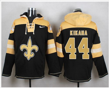 Nike New Orleans Saints #44 Hau'oli Kikaha Black Player Pullover NFL Hoodie Nike New Orleans Saints #44 Hau'oli Kikaha Black Player Pullover NFL Hoodie