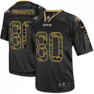 Nike New Orleans Saints #80 Jimmy Graham Black NFL Elite Camo Fashion Jersey Nike New Orleans Saints #80 Jimmy Graham Black NFL Elite Camo Fashion Jersey