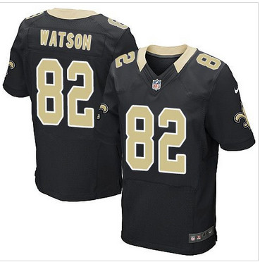 Nike New Orleans Saints #82 Benjamin Watson Black Team Color Men's Stitched NFL Elite Jersey Nike New Orleans Saints #82 Benjamin Watson Black Team Color Men's Stitched NFL Elite Jersey
