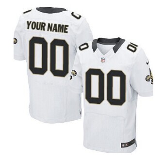 Nike New Orleans Saints Customized White Elite Jersey Nike New Orleans Saints Customized White Elite Jersey
