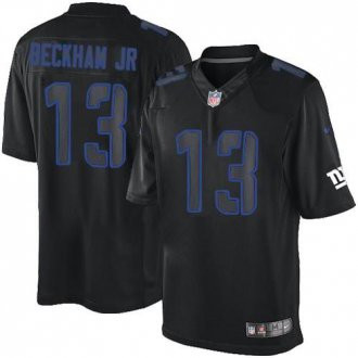Nike New York Giants #13 Odell Beckham Jr Black Men's Stitched NFL Impact Limited jersey Nike New York Giants #13 Odell Beckham Jr Black Men's Stitched NFL Impact Limited jersey