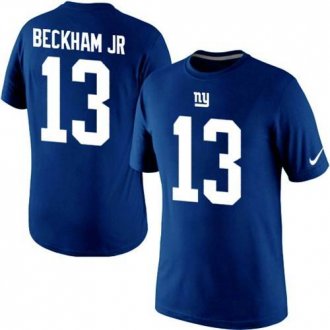 Nike New York Giants #13 Odell Beckham Jr Pride Name & Number NFL T-Shirt Blue Nike New York Giants #13 Odell Beckham Jr Pride Name & Number NFL T-Shirt Blue