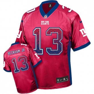 Nike New York Giants #13 Odell Beckham Jr Red Alternate NFL Elite Drift Fashion Jersey Nike New York Giants #13 Odell Beckham Jr Red Alternate NFL Elite Drift Fashion Jersey