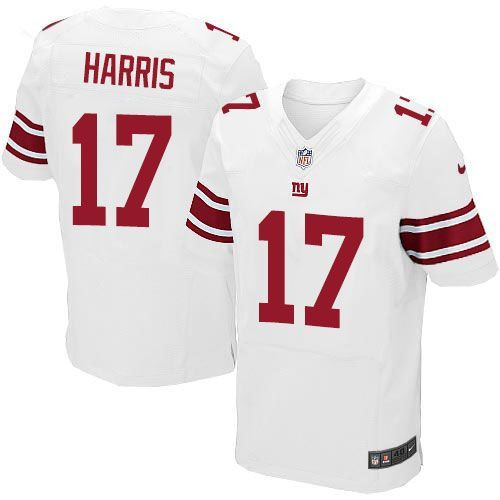 Nike New York Giants #17 Dwayne Harris White Men's Stitched NFL Elite Jersey Nike New York Giants #17 Dwayne Harris White Men's Stitched NFL Elite Jersey