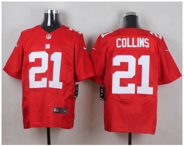Nike New York Giants #21 Landon Collins Red Alternate Men's Stitched NFL Elite Jersey Nike New York Giants #21 Landon Collins Red Alternate Men's Stitched NFL Elite Jersey