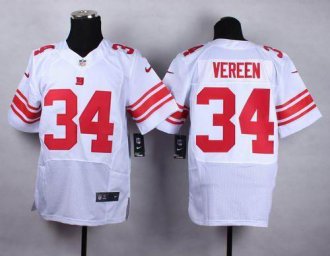 Nike New York Giants #34 Shane Vereen White Men's Stitched NFL Elite Jersey Nike New York Giants #34 Shane Vereen White Men's Stitched NFL Elite Jersey