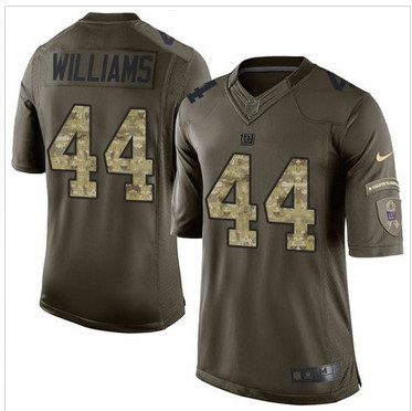 Nike New York Giants #44 Andre Williams Green Men's Stitched NFL Limited Salute to Service Jersey Nike New York Giants #44 Andre Williams Green Men's Stitched NFL Limited Salute to Service Jersey