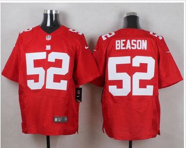 Nike New York Giants #52 Jon Beason Red Alternate Men's Stitched NFL Elite Jersey Nike New York Giants #52 Jon Beason Red Alternate Men's Stitched NFL Elite Jersey
