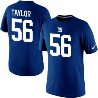 Nike New York Giants #56 Lawrence Taylor Pride Name & Number NFL T-Shirt Blue Nike New York Giants #56 Lawrence Taylor Pride Name & Number NFL T-Shirt Blue