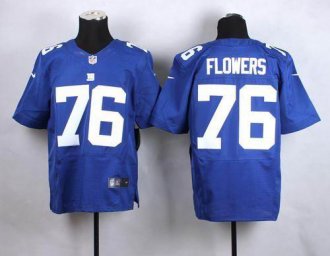 Nike New York Giants #76 Ereck Flowers Royal Blue Team Color Men's Stitched NFL Elite jersey Nike New York Giants #76 Ereck Flowers Royal Blue Team Color Men's Stitched NFL Elite jersey