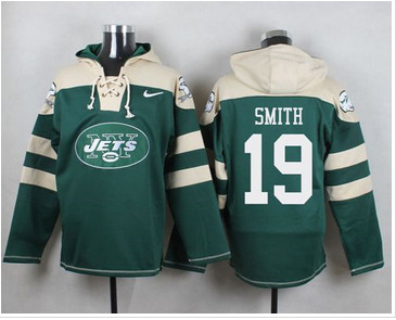 Nike New York Jets #19 Devin Smith Green Player Pullover NFL Hoodie