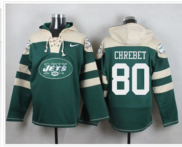 Nike New York Jets #80 Wayne Chrebet Green Player Pullover NFL Hoodie Nike New York Jets #80 Wayne Chrebet Green Player Pullover NFL Hoodie