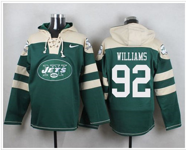Nike New York Jets #92 Leonard Williams Green Player Pullover NFL Hoodie Nike New York Jets #92 Leonard Williams Green Player Pullover NFL Hoodie