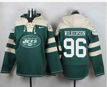 Nike New York Jets #96 Muhammad Wilkerson Green Player Pullover NFL Hoodie Nike New York Jets #96 Muhammad Wilkerson Green Player Pullover NFL Hoodie