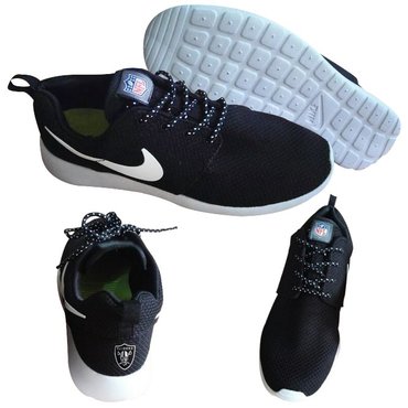 Nike Oakland Raiders London Olympics Black Shoes