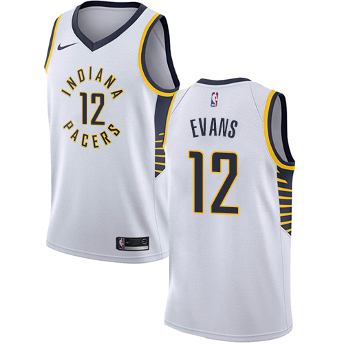 Nike Pacers #12 Tyreke Evans White NBA Swingman Association Edition Jersey Nike Pacers #12 Tyreke Evans White NBA Swingman Association Edition Jersey