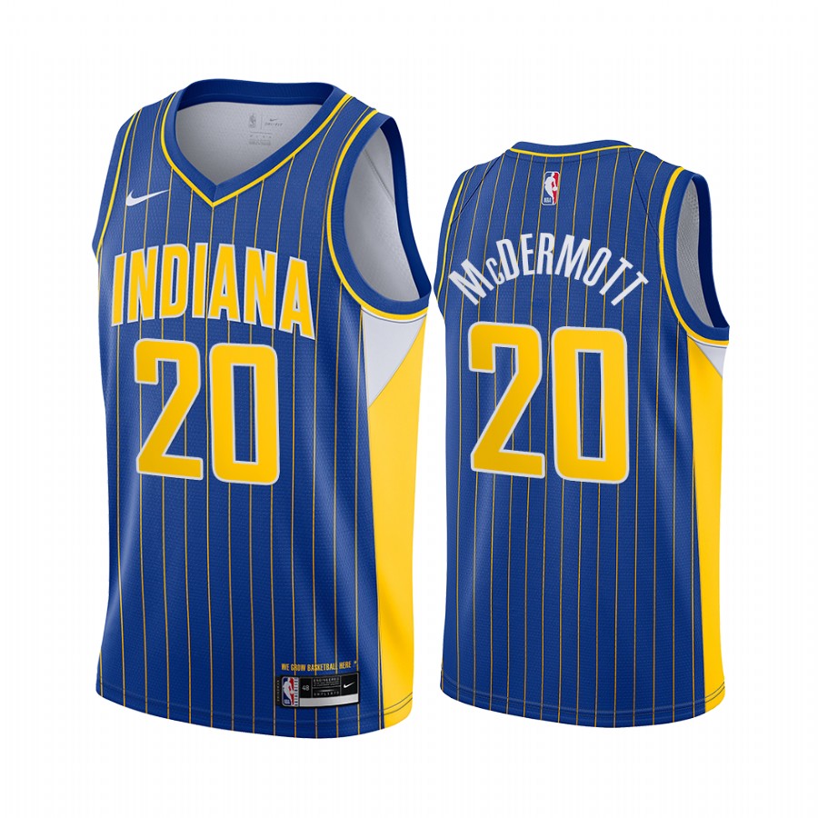 Nike Pacers #20 Doug McDermott Blue NBA Swingman 2020-21 City Edition Jersey Nike Pacers #20 Doug McDermott Blue NBA Swingman 2020-21 City Edition Jersey