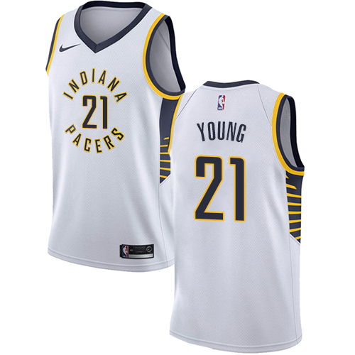 Nike Pacers #21 Thaddeus Young White NBA Swingman Association Edition Jersey Nike Pacers #21 Thaddeus Young White NBA Swingman Association Edition Jersey