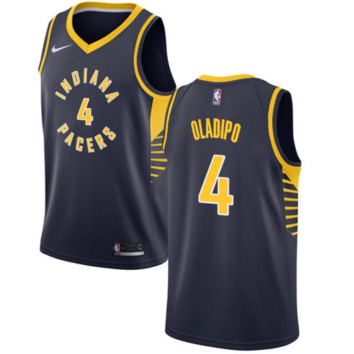 Nike Pacers #4 Victor Oladipo Navy Blue NBA Swingman Jersey