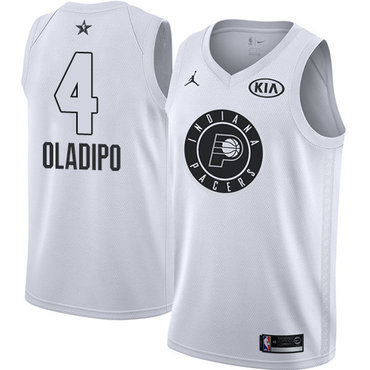 Nike Pacers #4 Victor Oladipo White Youth NBA Jordan Swingman 2018 All-Star Game Jersey Nike Pacers #4 Victor Oladipo White Youth NBA Jordan Swingman 2018 All-Star Game Jersey