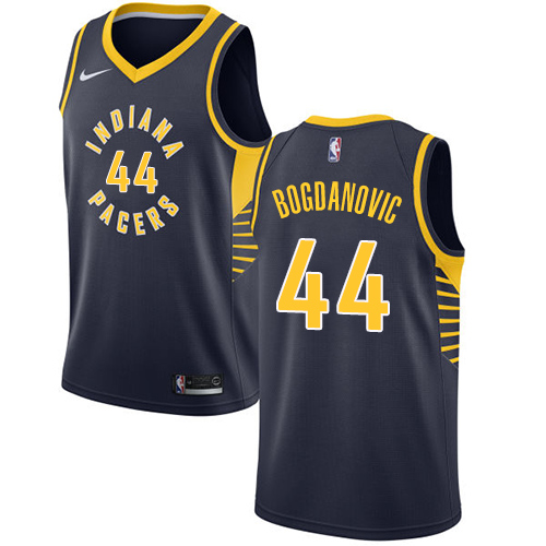Nike Pacers #44 Bojan Bogdanovic Navy Blue NBA Swingman Icon Edition Jersey