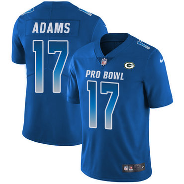 Nike Packers #17 Davante Adams Royal Youth Stitched NFL Limited NFC 2018 Pro Bowl Jersey Nike Packers #17 Davante Adams Royal Youth Stitched NFL Limited NFC 2018 Pro Bowl Jersey