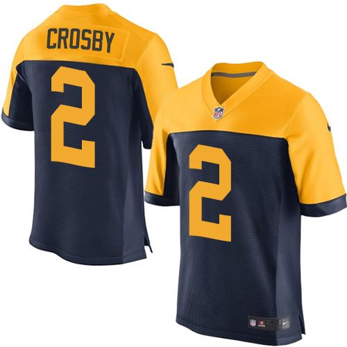 Nike Packers #2 Mason Crosby Navy Blue Alternate Men's Stitched Nike Packers #2 Mason Crosby Navy Blue Alternate Men's Stitched