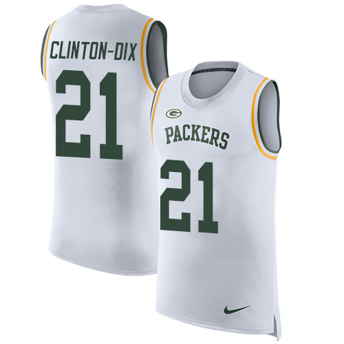 Nike Packers #21 Ha Ha Clinton-Dix White Men's Stitched NFL Limited Rush Tank Top Jersey Nike Packers #21 Ha Ha Clinton-Dix White Men's Stitched NFL Limited Rush Tank Top Jersey