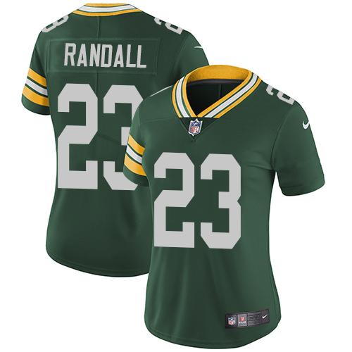Nike Packers #23 Damarious Randall Green Team Color Women's Stitched NFL Vapor Untouchable Limited Jersey