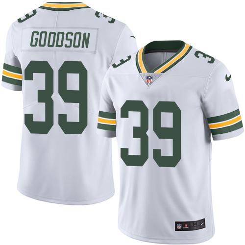 Nike Packers #39 Demetri Goodson White Men's Stitched NFL Limited Rush Jersey Nike Packers #39 Demetri Goodson White Men's Stitched NFL Limited Rush Jersey
