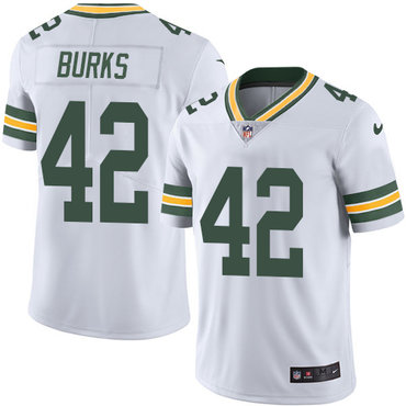 Nike Packers #42 Oren Burks White Men's Stitched NFL Vapor Untouchable Limited Jersey Nike Packers #42 Oren Burks White Men's Stitched NFL Vapor Untouchable Limited Jersey